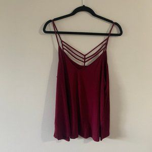 Express Cross Red Tank